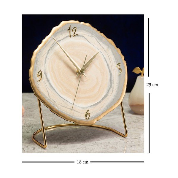 Zegar stołowy ø 18 cm Epoxy – Mioli Decor-image-2