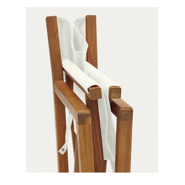 Białe/naturalne drewniane krzesła ogrodowe zestaw 2 szt. Thianna – Kave Home-image-4