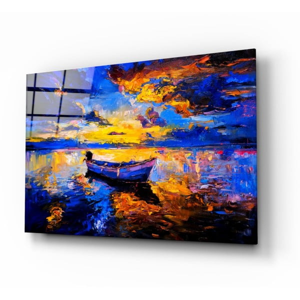 Szklany obraz Insigne Navy Blue Sunset, 72x46 cm