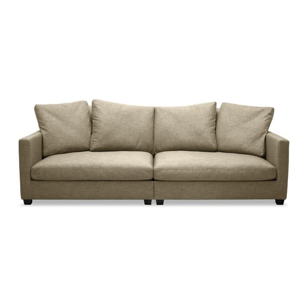 Jasnobrązowa sofa 3-osobowa Vivonita Hugo