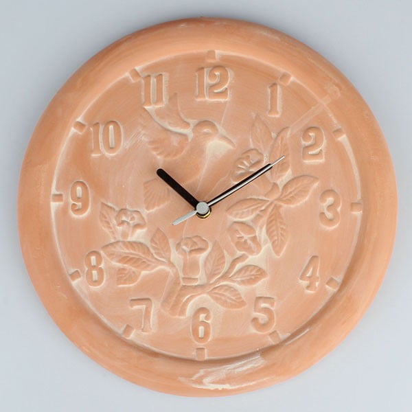 Ceramiczny zegar Dakls Ptaszek