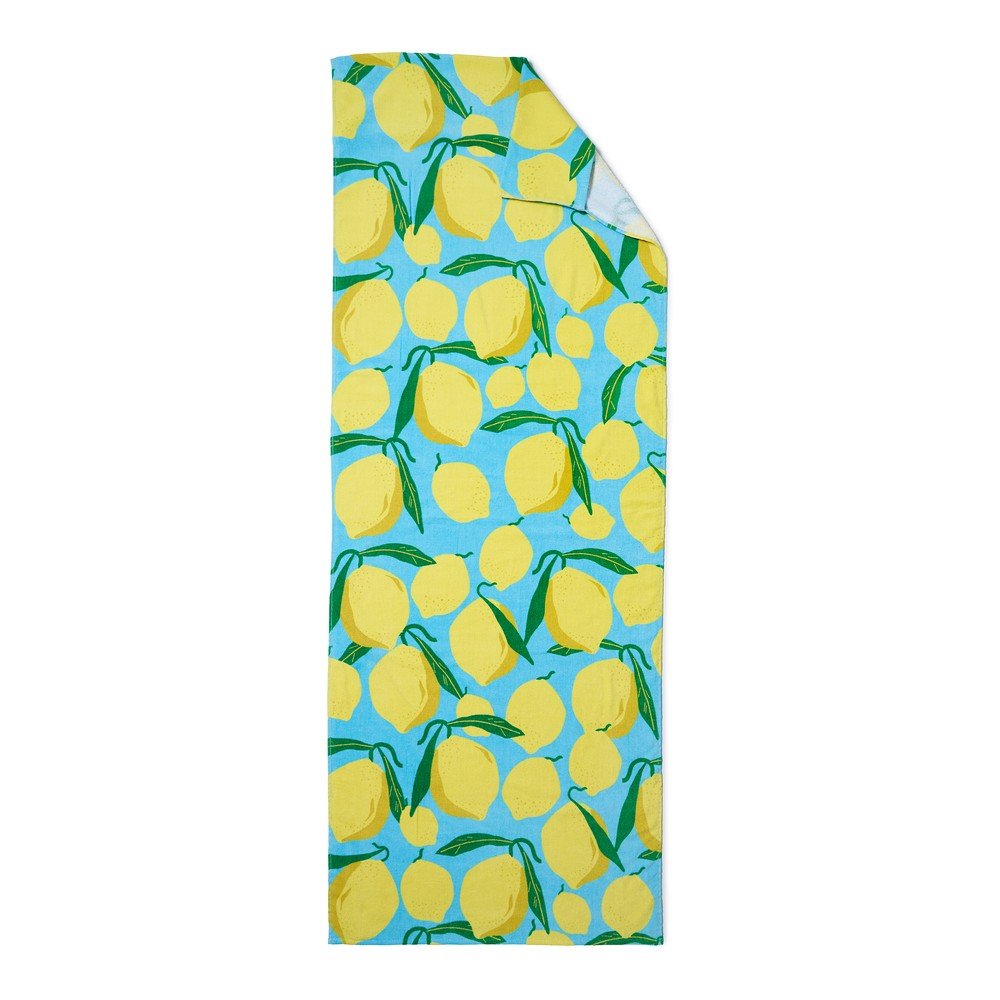 Bawełniany ręcznik plażowy 92x180 cm Lemons Lounger – Catherine Lansfield