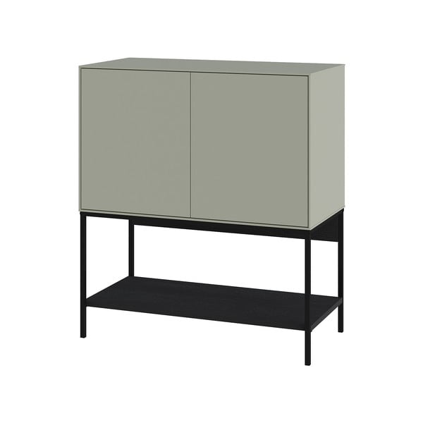 Zielono-czarna szafka 80x90x40 cm Amira – Marckeric