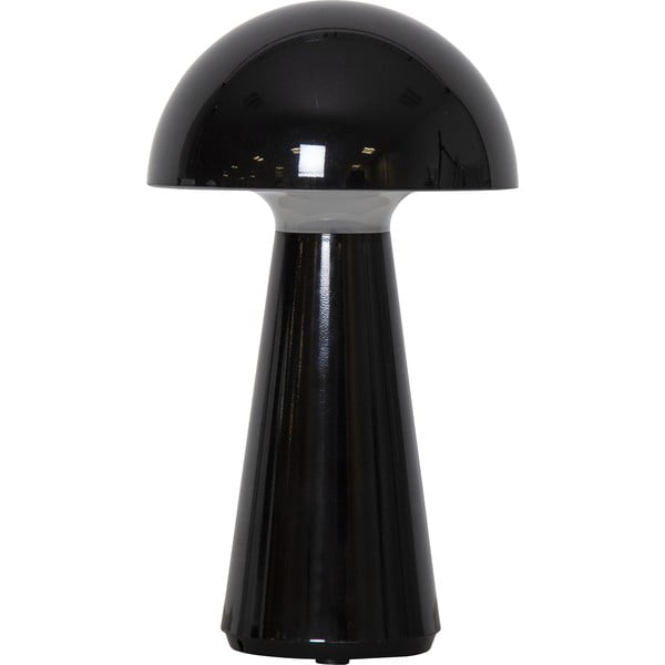 Czarna lampa stołowa LED ze ściemniaczem (wys. 28 cm) Mushroom – Star Trading