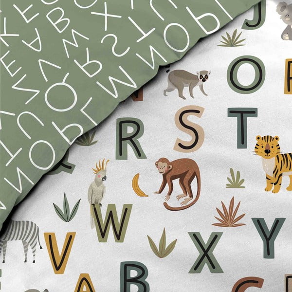 Bawełniana pościel dziecięca jednoosobowa 140x200 cm Tigry – douceur d'intérieur-image-2