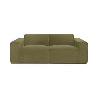 Zielona sztruksowa sofa modułowa Scandic Sting