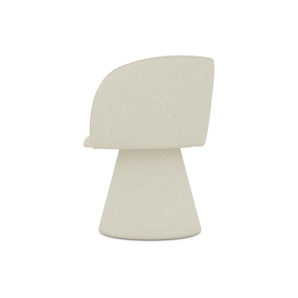 Kremowy tapicerowany fotel jadalniany Maia – Makamii-image-3