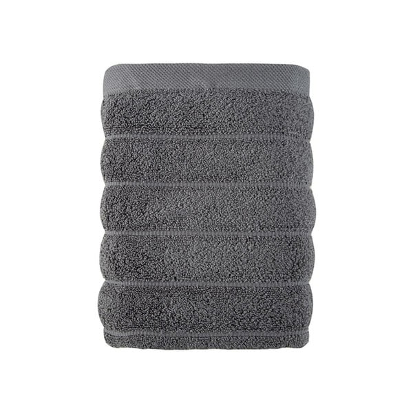 Ciemnoszary bawełniany ręcznik 30x50 cm Frizz – Foutastic
