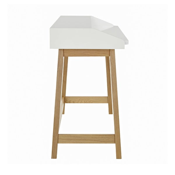 Biurko z białym blatem Woodman St. James-image-2