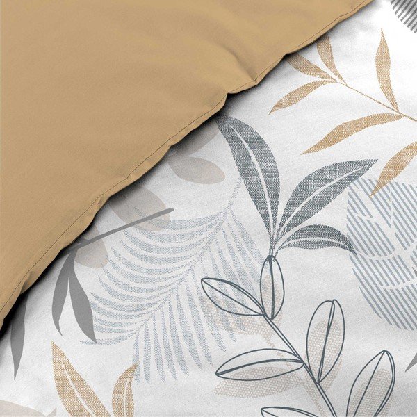 Żółto-biała pościel dwuosobowa 240x220 cm Kimberly – douceur d'intérieur-image-3
