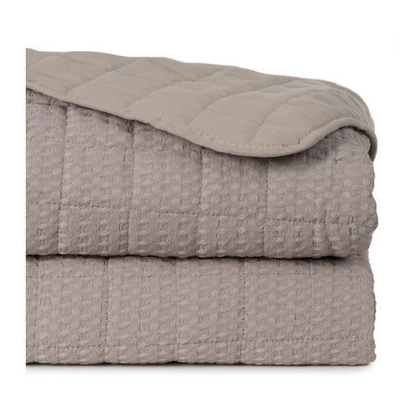 Beżowa narzuta pikowana 240x260 cm – Ixia