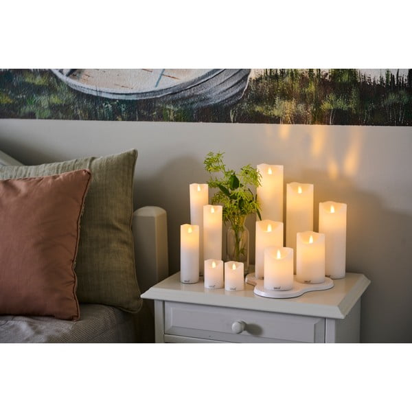 Świeczki LED zestaw 3 szt. (wysokość 15 cm) Sara – Sirius-image-1
