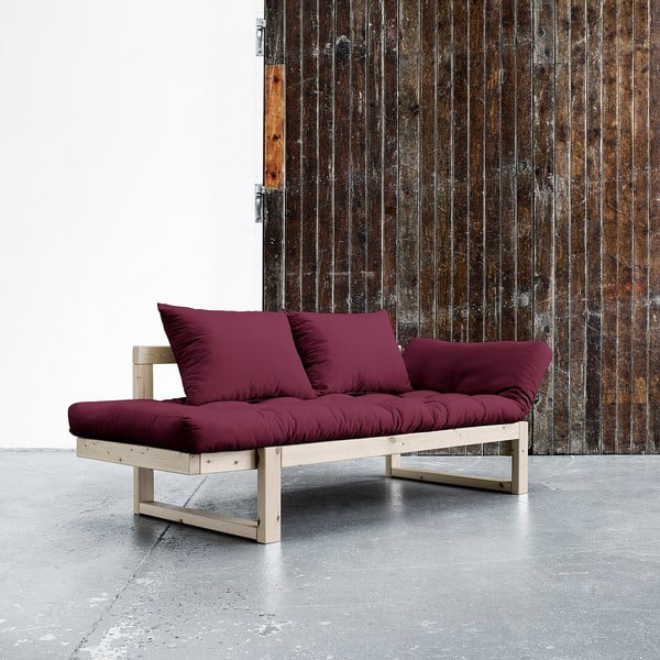 Sofa Karup Edge Natural/Bordeaux-image-1
