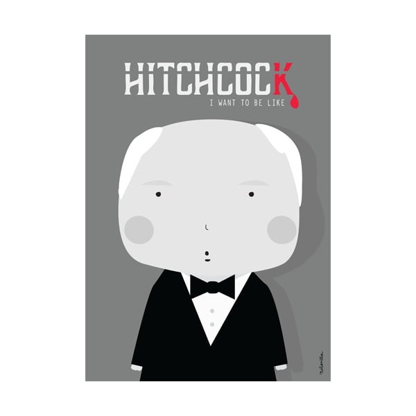 Plakat NiñaSilla Hitchcock, 21x42 cm