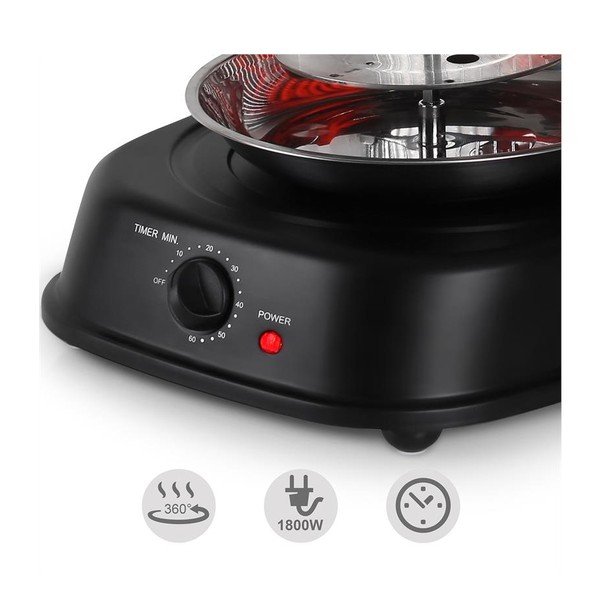 Czarny grill na kebab OneConcept Master-image-2