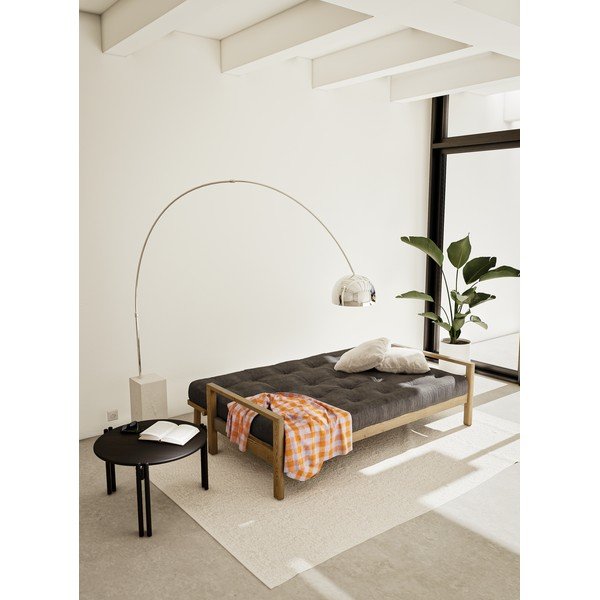 Czarny okrągły stolik z litego drewna sosnowego ø 60 cm Sticks – Karup Design-image-4