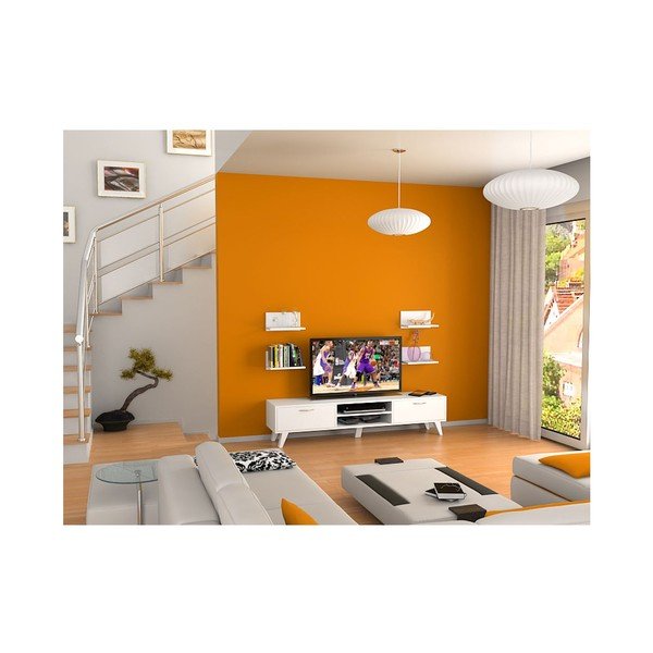 Stolik telewiziyjny Kuvars White-image-2