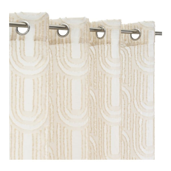 Beżowa firanka 140x260 cm Relief Arch – Casa Selección-image-2