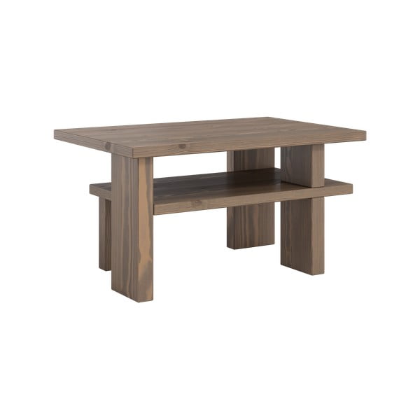 Brązowy stolik z litego drewna sosnowego 45x68 cm Japan – Karup Design