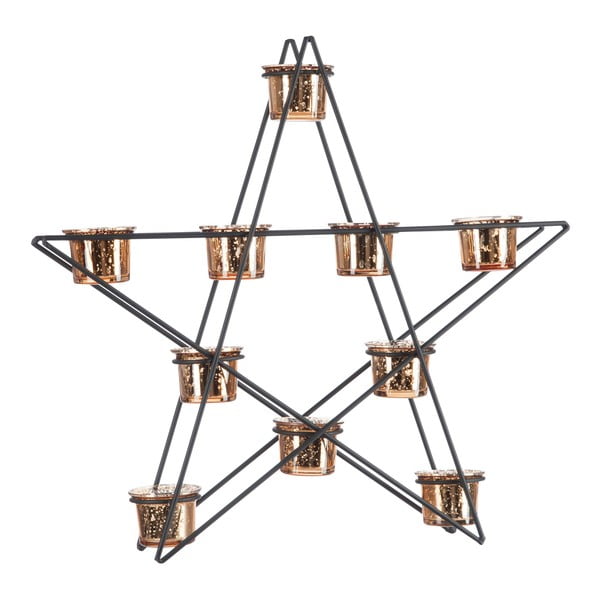 Lampion Star Black and Gold