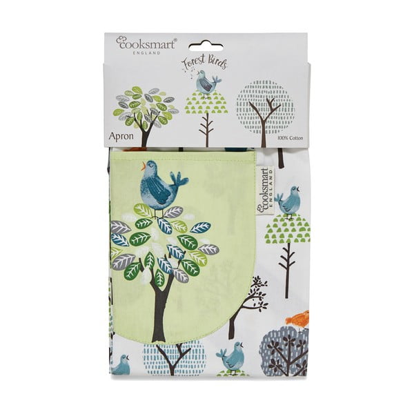 Bawełniany fartuch Forest Birds – Cooksmart ®-image-2