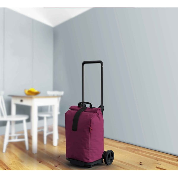 Fioletowa torba na zakupy na kółkach Vileda Gimi, 50 l-image-1