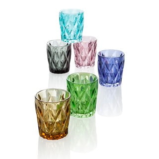 Zestaw 6 szklanek Brandani Diamante, 270 ml