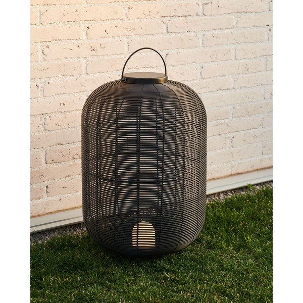 Czarna lampa stołowa LED ze ściemniaczem (wysokość 55 cm) Saranella – Kave Home-image-1