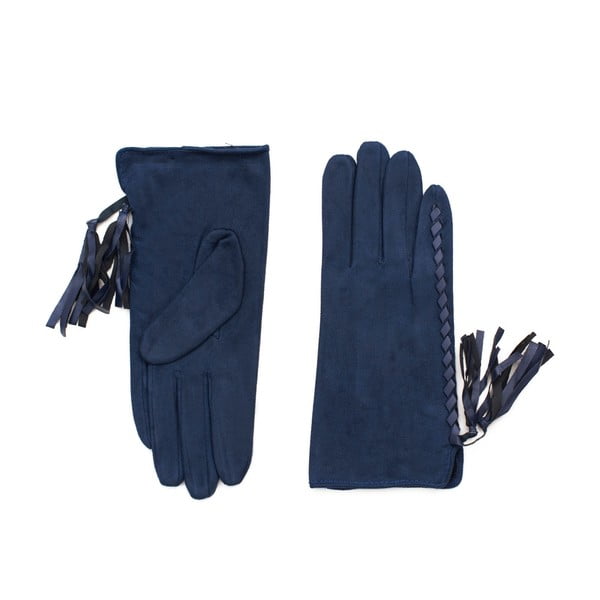Niebieskie rękawiczki Tassel