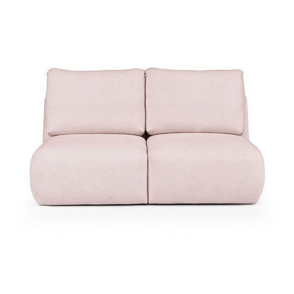 Jasnoróżowa sofa z materiału bouclé 164 cm Mirel – Rodier
