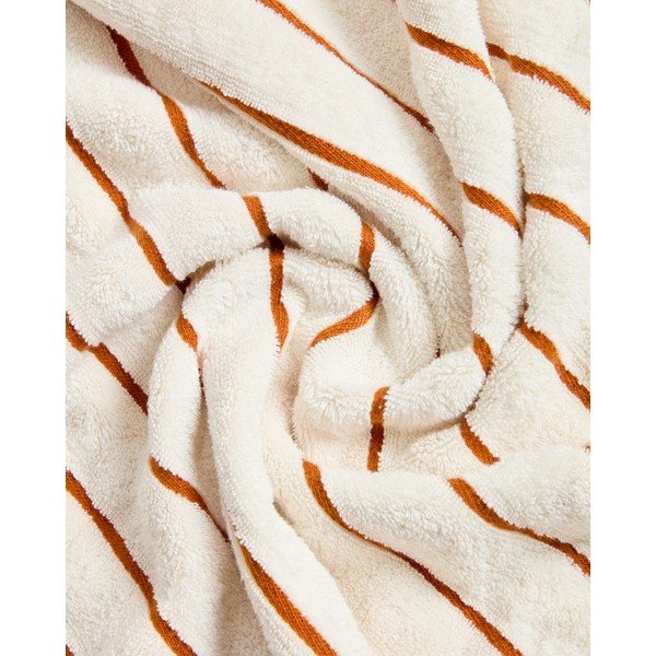Pomarańczowy/beżowy bawełniany ręcznik frotte 50x90 cm Dorane – Kave Home-image-3