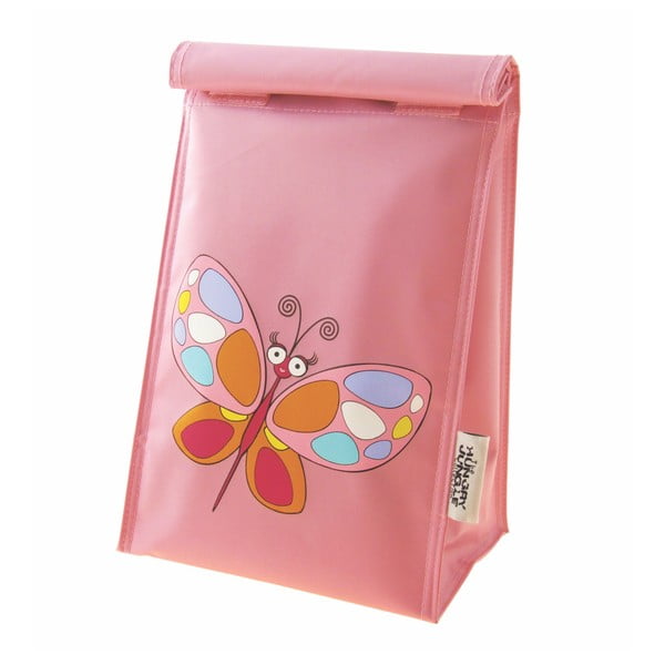 Różowa torebka na lunch Navigate Butterfly