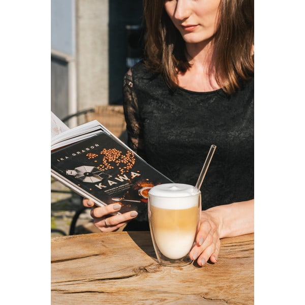 Szklanek kubki do latte  podwójną/z ścianką zestaw 6 szt. 350 ml – Vialli Design-image-4