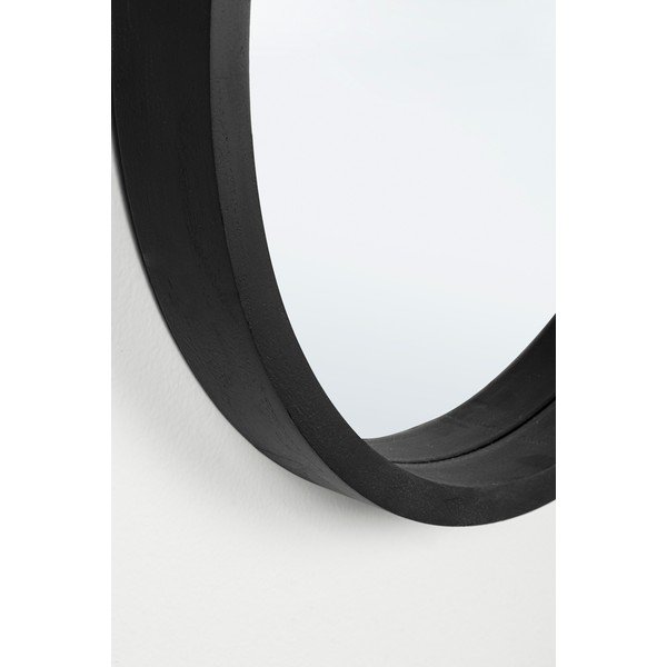 Lustro z drewnianą ramą ścienne ø 52 cm Tiziano – Bizzotto-image-3