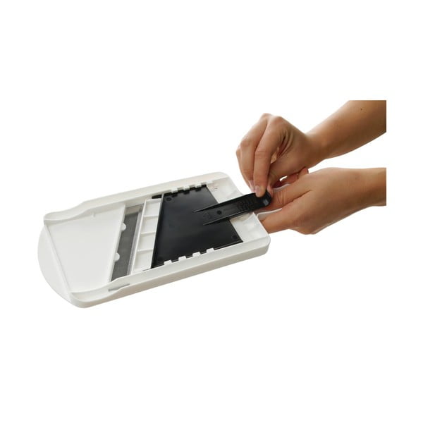 Biało-czarna regulowana krajalnica do warzyw Fackelmann Food & More-image-3