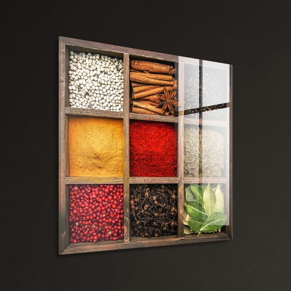 Szklany obraz 30x30 cm Spices Box – Styler-image-2