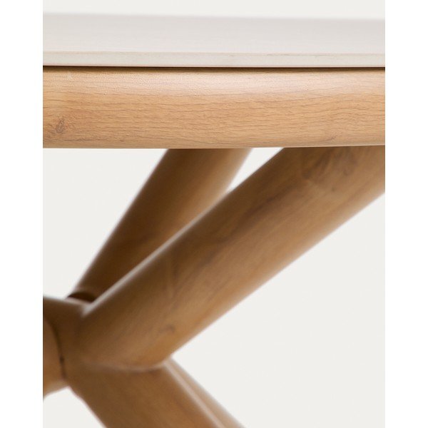 Okrągły stół ogrodowy z ceramicznym blatem ø 148 cm Mirtia – Kave Home-image-3