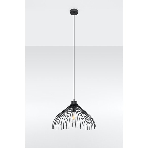 Czarna lampa wisząca Sollux Umea-image-1