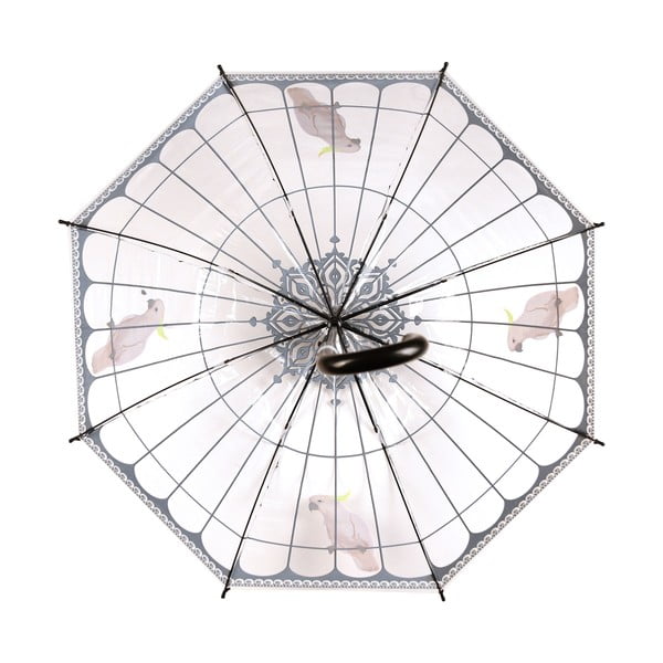 Przezroczysty parasol odporny na wiatr Ambiance Birds, ⌀ 81 cm-image-3