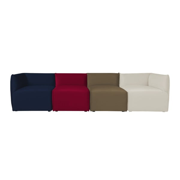 Kolorowa modułowa sofa 4-osobowa Norrsken Ebbe