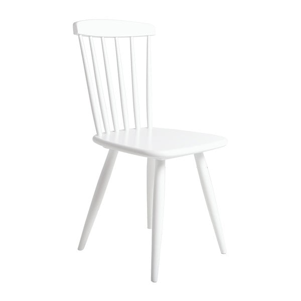 Białe krzesło do jadalni z drewna sosnowego SOB Irelia