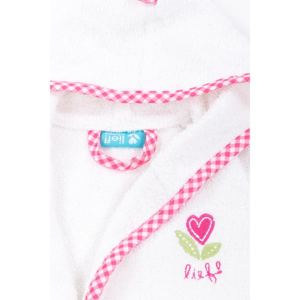 Biały dziecięcy szlafrok Tiseco Home Studio-image-1