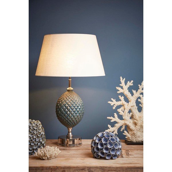Niebieska podstawa lampy 62 cm Labech – Côté Table-image-1