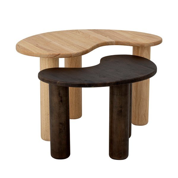 Stolik z litego drewna kauczukowego 44x65 cm Luppa – Bloomingville-image-4