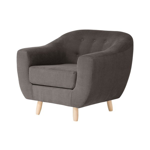 Kasztanowy fotel Jalouse Maison Vicky-image-3