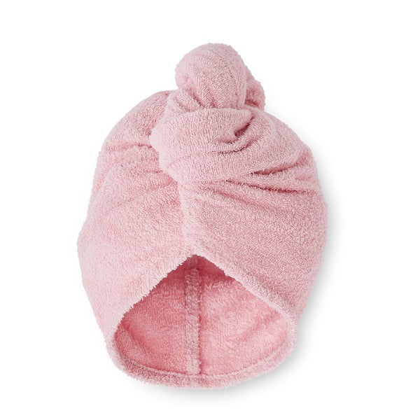 Różowe bawełniane ręczniki szybkoschnące do włosów zestaw 2 szt. 20x13 cm Quick Dry – Catherine Lansfield