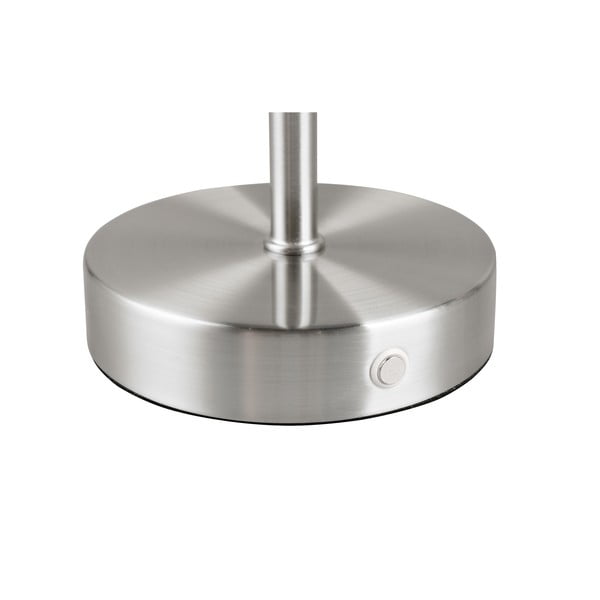 Lampa stołowa LED w kolorze srebra ze ściemniaczem (wys. 30 cm) Jeff – Reality-image-3