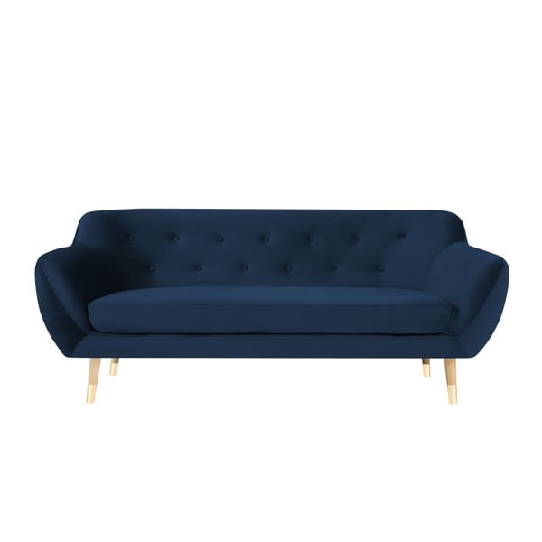 Ciemnoniebieska sofa 2-osobowa Mazzini Sofas Amelie