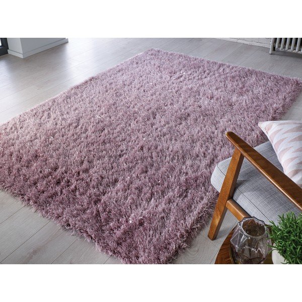 Fioletowy dywan Flair Rugs Dazzle Mauve, 120x170 cm-image-1