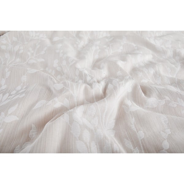 Beżowa żakardowa pościel jednoosobowa 140x200 cm Boston – My House-image-2